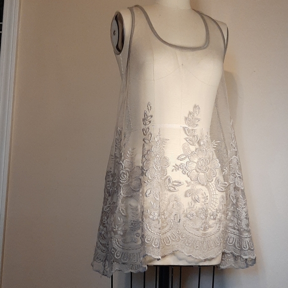 grass collection Tops - Crochet mesh top